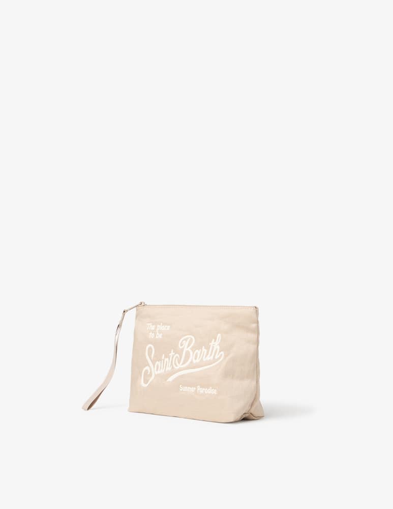rinascente MC2 Saint Barth Linen pochette