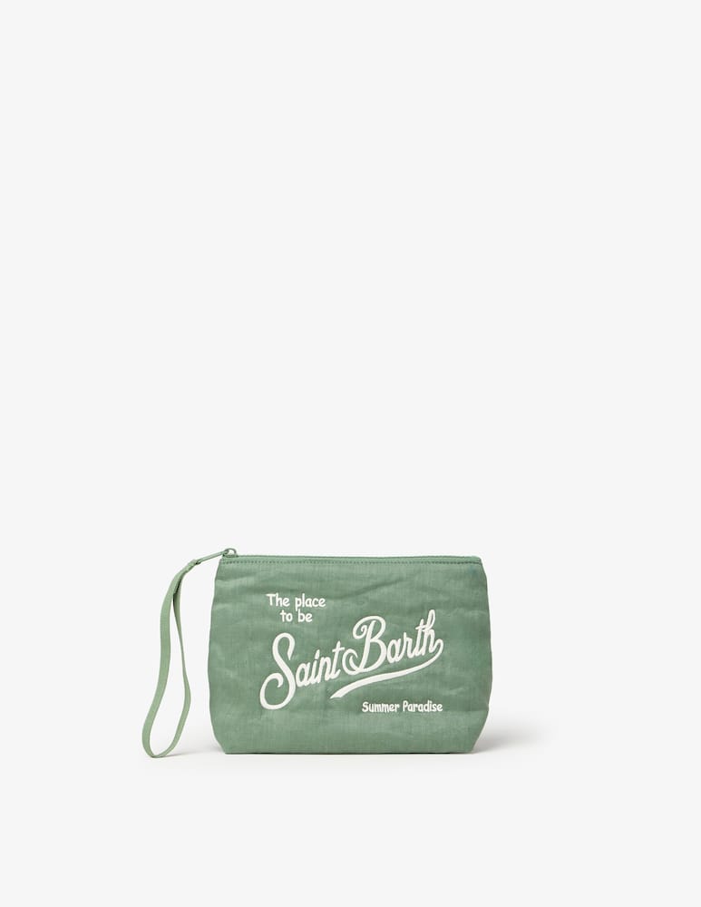 rinascente MC2 Saint Barth Pochette in lino Aline