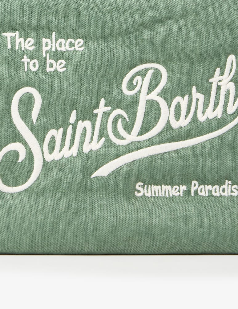 rinascente MC2 Saint Barth Pochette in lino Aline