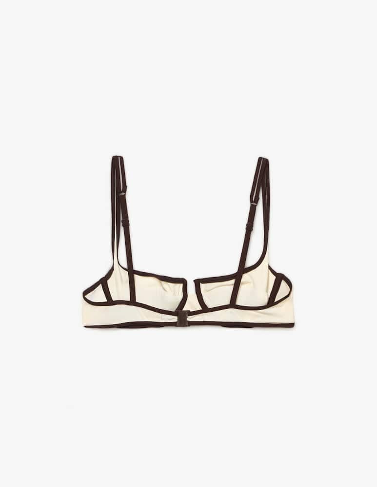 rinascente MC2 Saint Barth Top bikini balconcino con laccetti