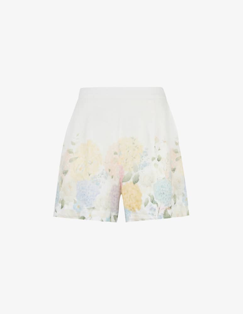 rinascente MC2 Saint Barth Shorts con stampa floreale in lino
