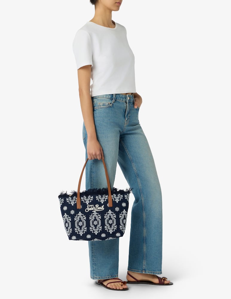 rinascente MC2 Saint Barth Shopper ricamo