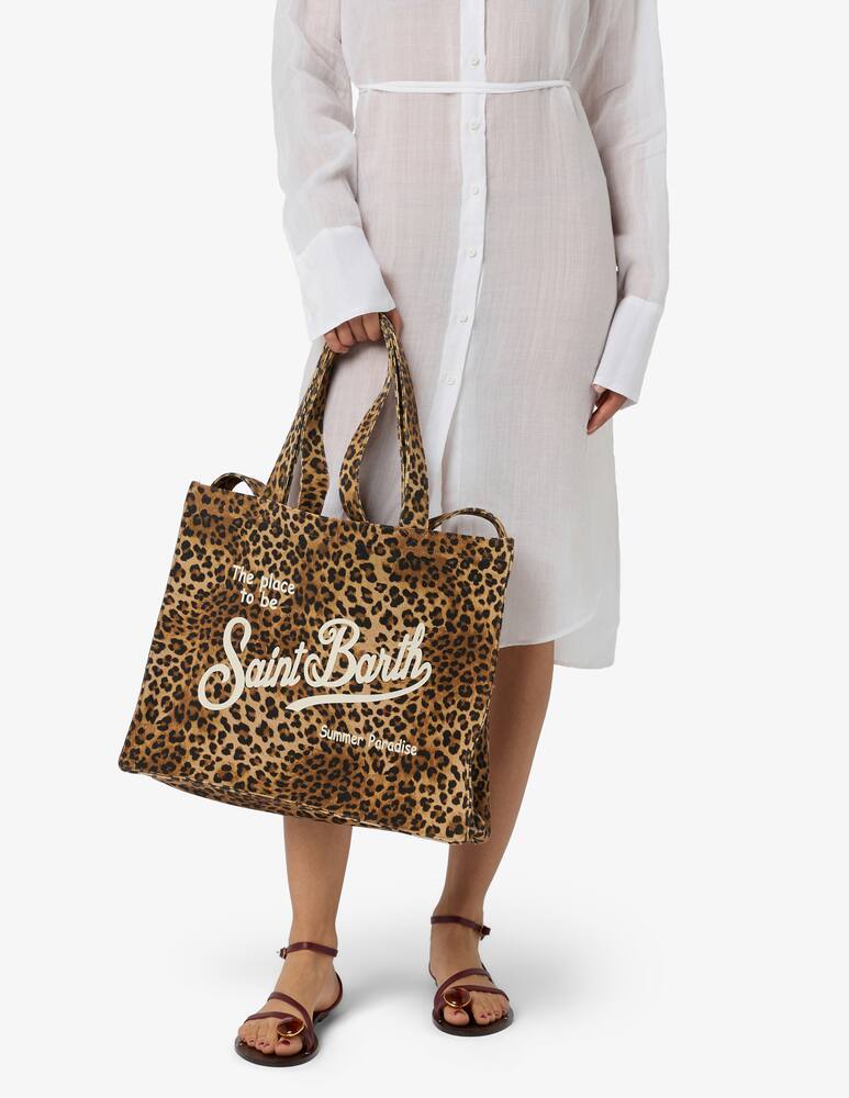 rinascente MC2 Saint Barth Borsa shopper leopardata
