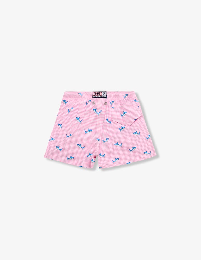 rinascente MC2 Saint Barth Shark print swim shorts