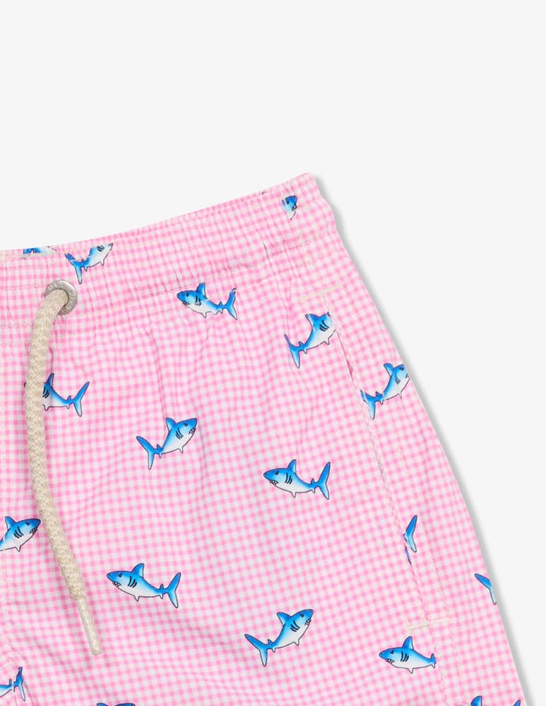 rinascente MC2 Saint Barth Shark print swim shorts