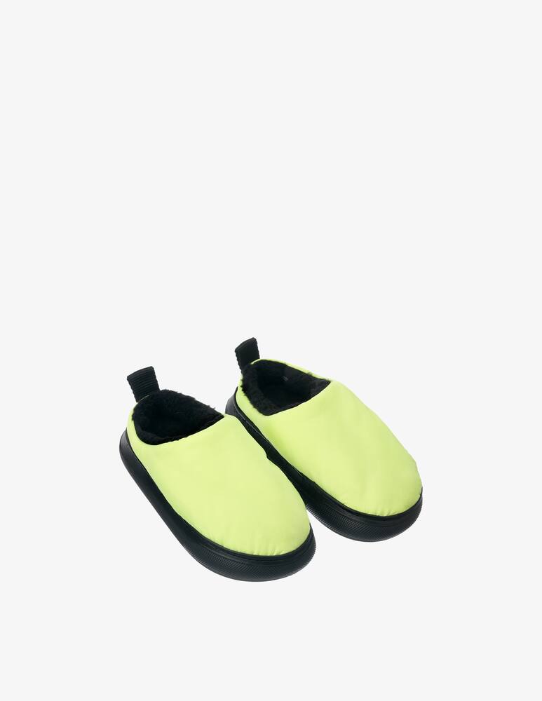 rinascente The Gummy Nylon flat shoes fauxfur inside