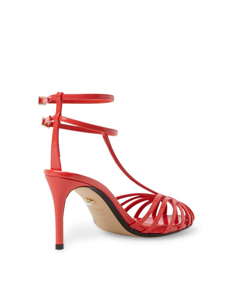 rinascente Alevì Scarpe con tacco in pelle Anna - arancione