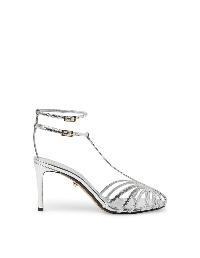 Alevì Scarpe con tacco in pelle Anna - argento - immagine 1 Alevì Scarpe con tacco in pelle Anna - argento - immagine 1