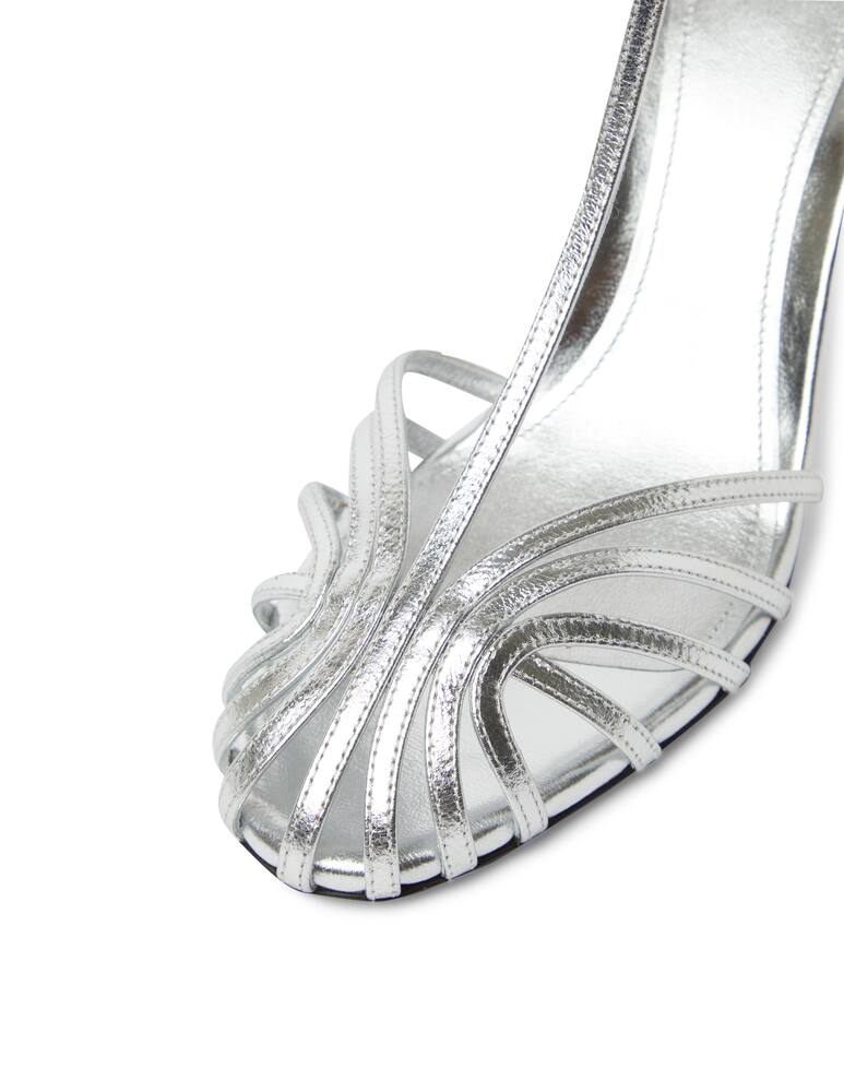 Alevì Scarpe con tacco in pelle Anna - argento - immagine 5 Alevì Scarpe con tacco in pelle Anna - argento - immagine 5