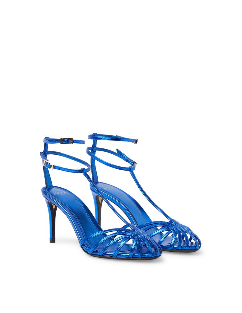 rinascente Alevì Anna leather heeled shoes - blue