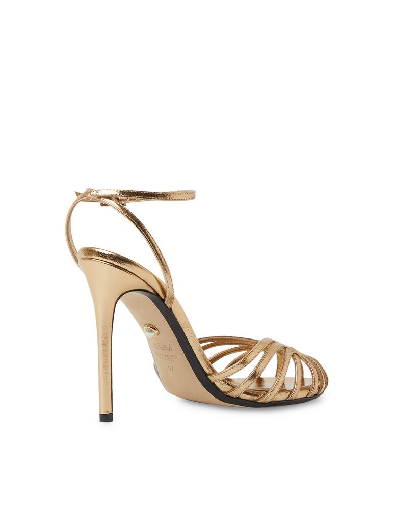 rinascente Alevì Scarpe con tacco in pelle Gloria - oro