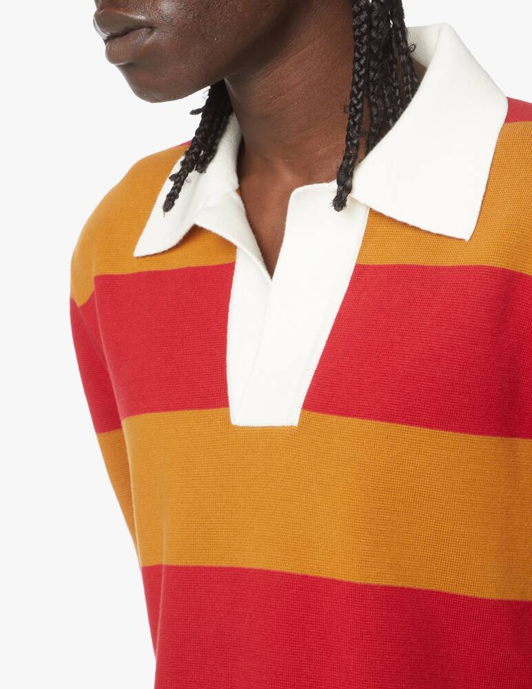rinascente Sunnei Knitted rugby polo - multi
