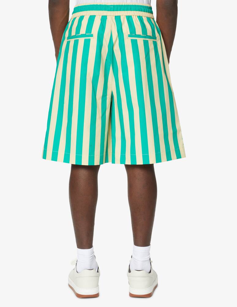 rinascente Sunnei Striped shorts - green