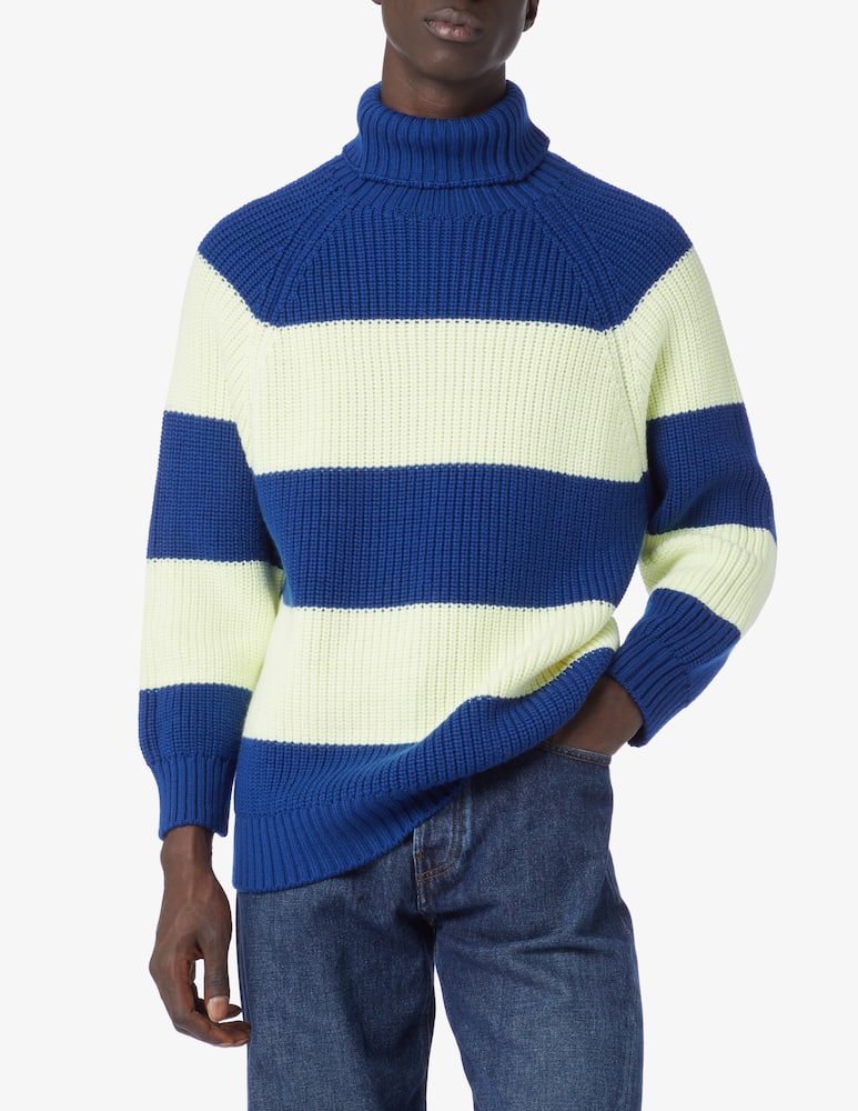 Sunnei Knit high neck sweater - Blue - picture 1 Sunnei Knit high neck sweater - Blue - picture 1