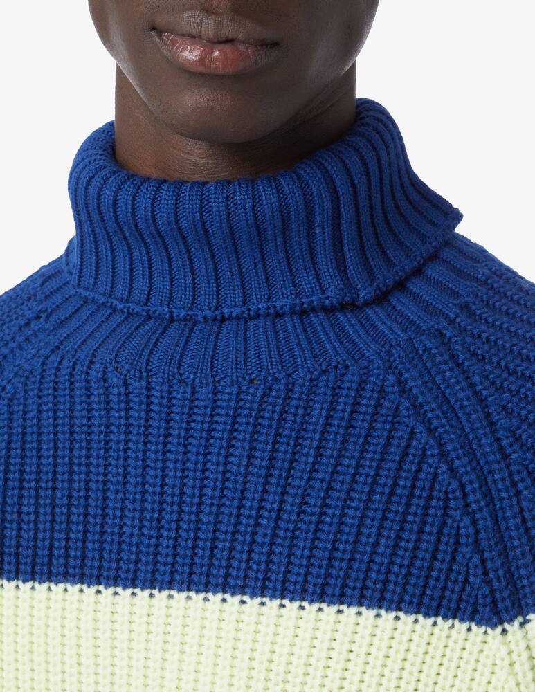 rinascente Sunnei Knit high neck sweater - Blue