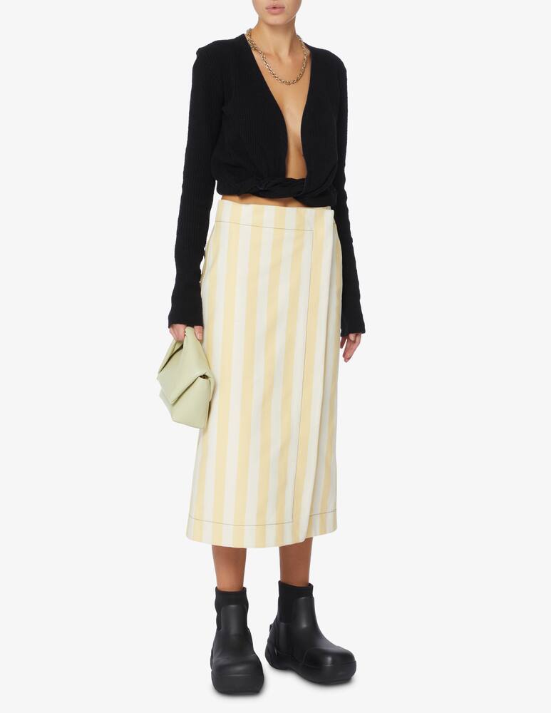 rinascente Sunnei Overlap skirt - White