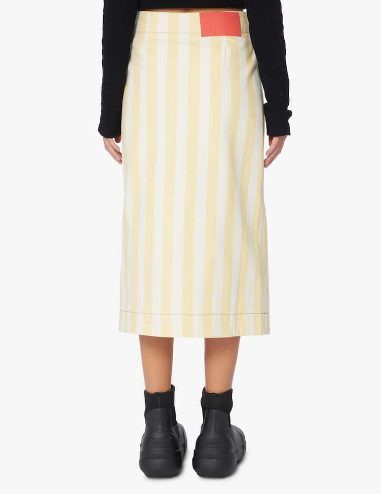 rinascente Sunnei Overlap skirt - White