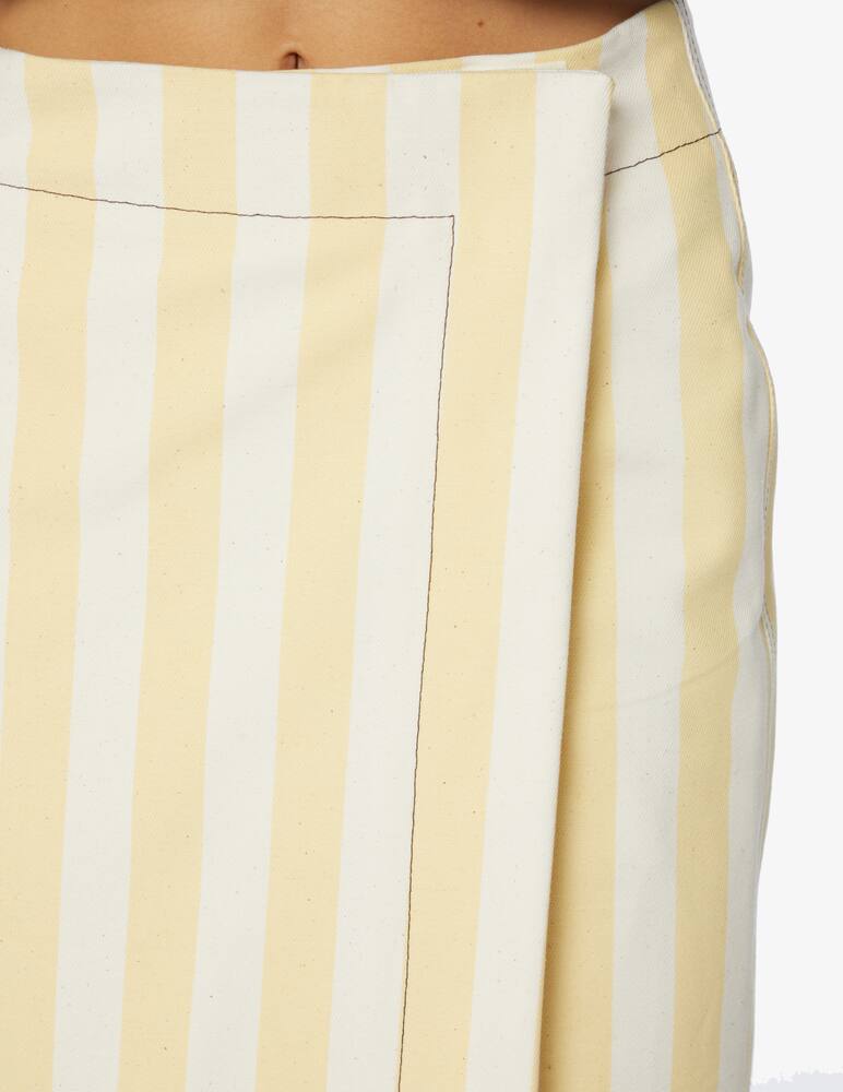 rinascente Sunnei Overlap skirt - White