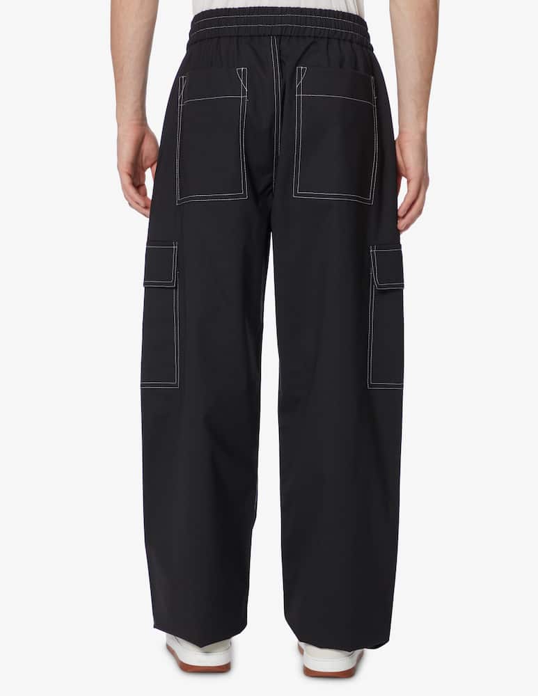 rinascente Sunnei Cargo elastic pants - Black