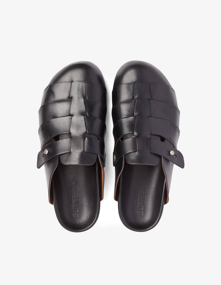 rinascente Buttero Leather sabot 