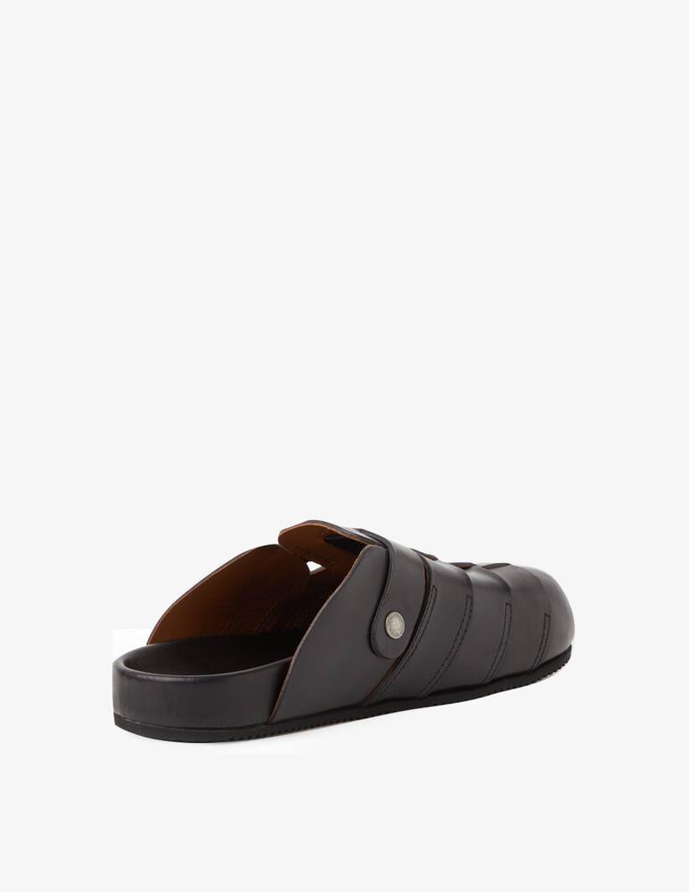 rinascente Buttero Leather sabot 