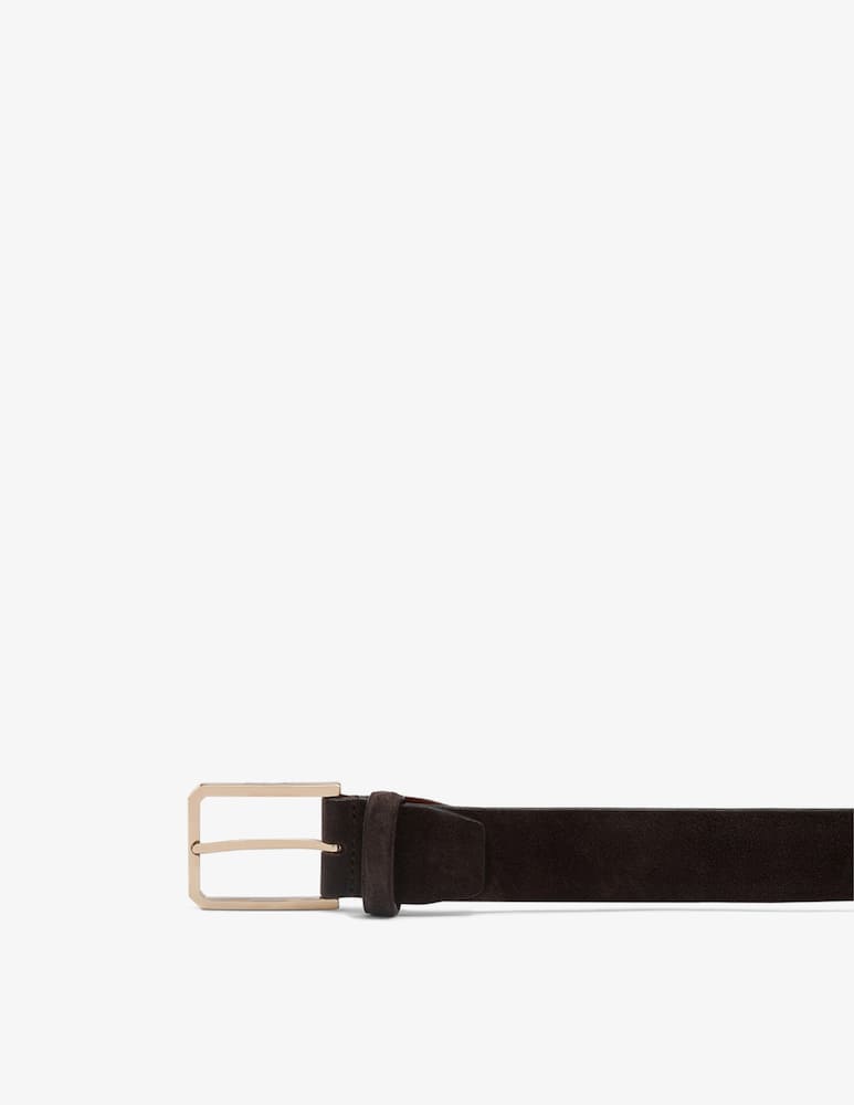 Santoni Suede buckle belt - picture 4 Santoni Suede buckle belt - picture 4