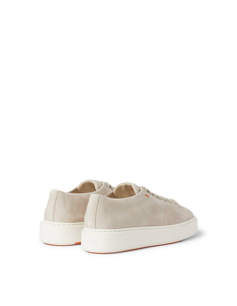 rinascente Santoni Sneakers in pelle scamosciata - bianco