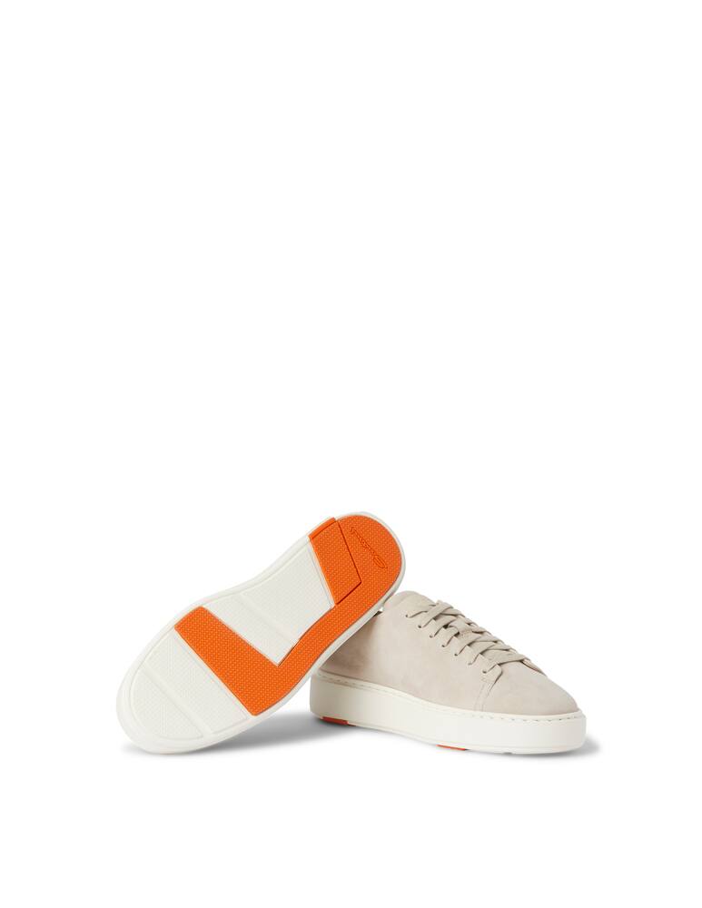 rinascente Santoni Sneakers in pelle scamosciata - bianco