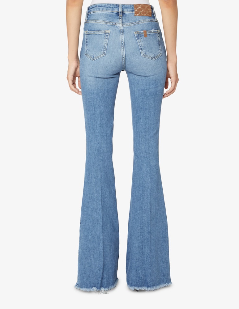 rinascente Liu Jo Jeans a zampa e vita media - Blu