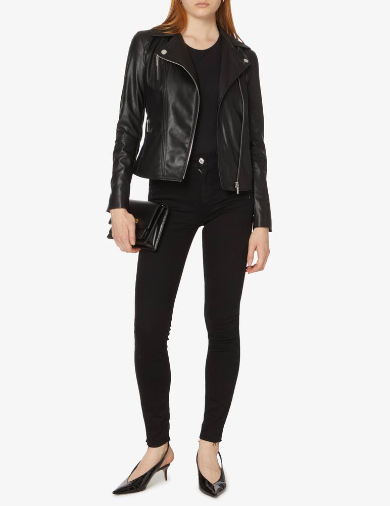 rinascente Liu Jo Divide medium rise skinny jeans - Black