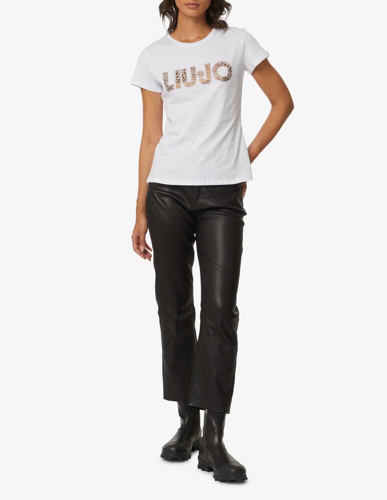 rinascente Liu Jo Cotton logo t-shirt - White