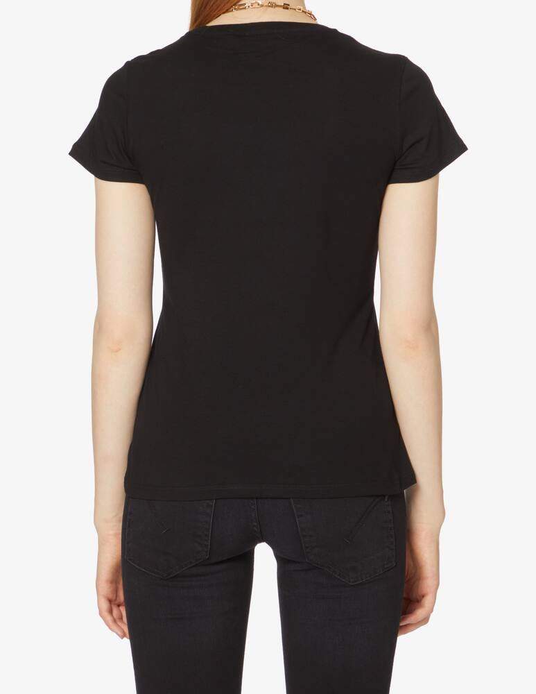 rinascente Liu Jo Cotton logo t-shirt - Black