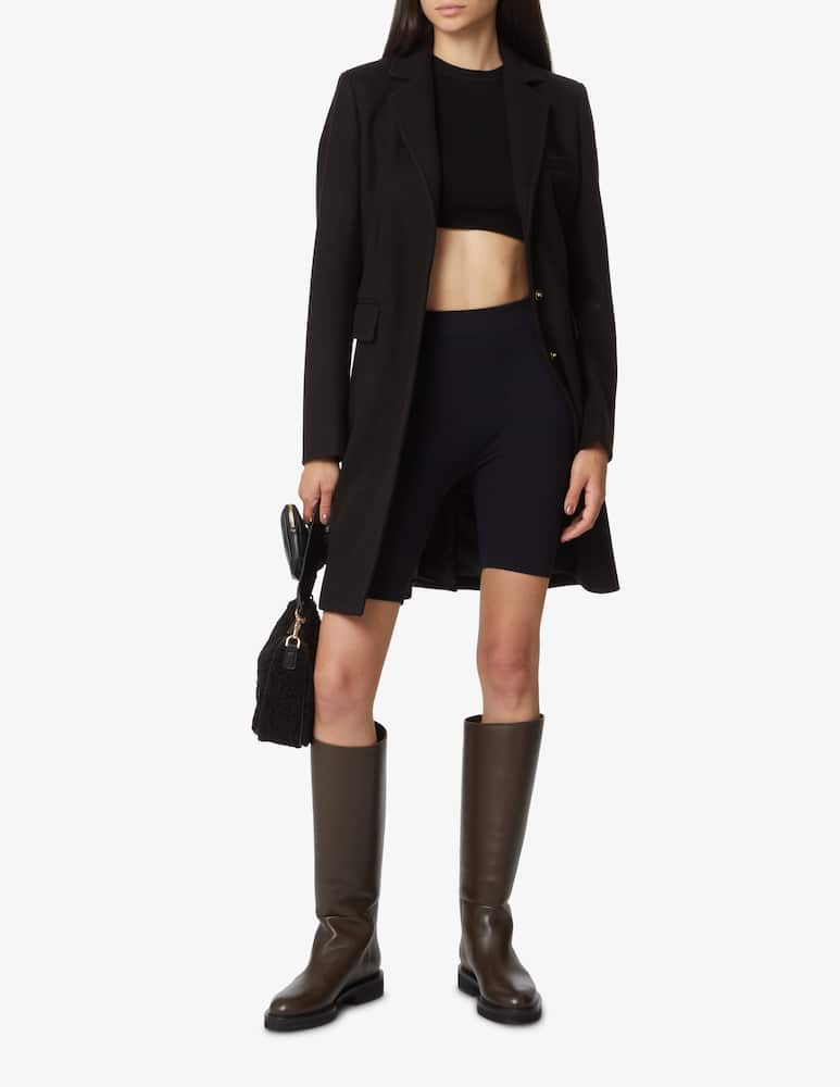 Liu Jo Basic coat - Black - picture 2 Liu Jo Basic coat - Black - picture 2