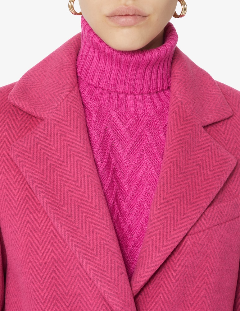 rinascente Liu Jo Cappotto spigato - Rosa