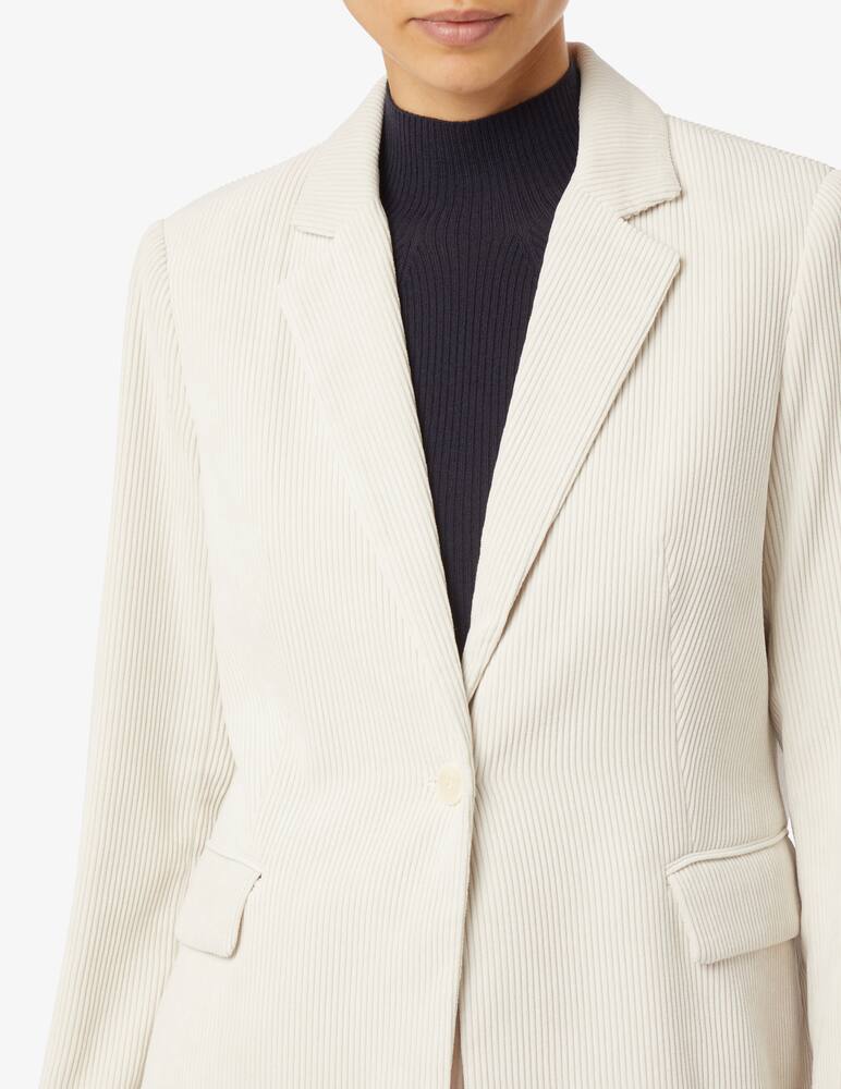 rinascente Liu Jo Velvet blazer - White
