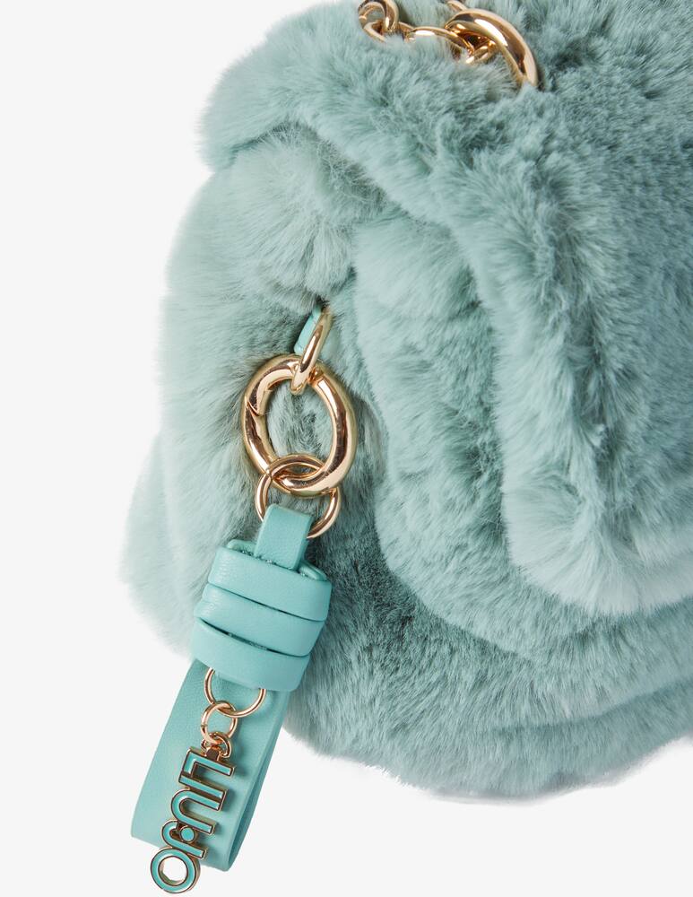 rinascente Liu Jo Borsa a tracolla mini in pelliccia sintetica Go - Verde