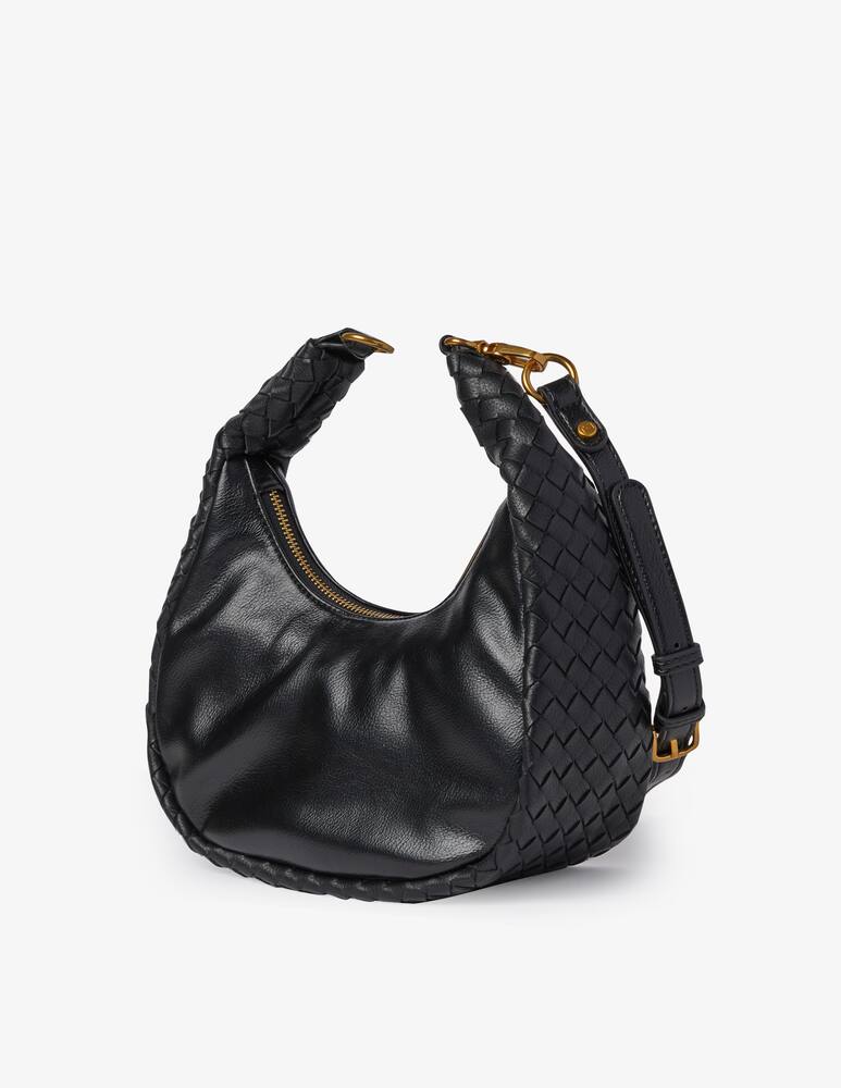 rinascente Liu Jo Ely mini hobo woven bag - Black