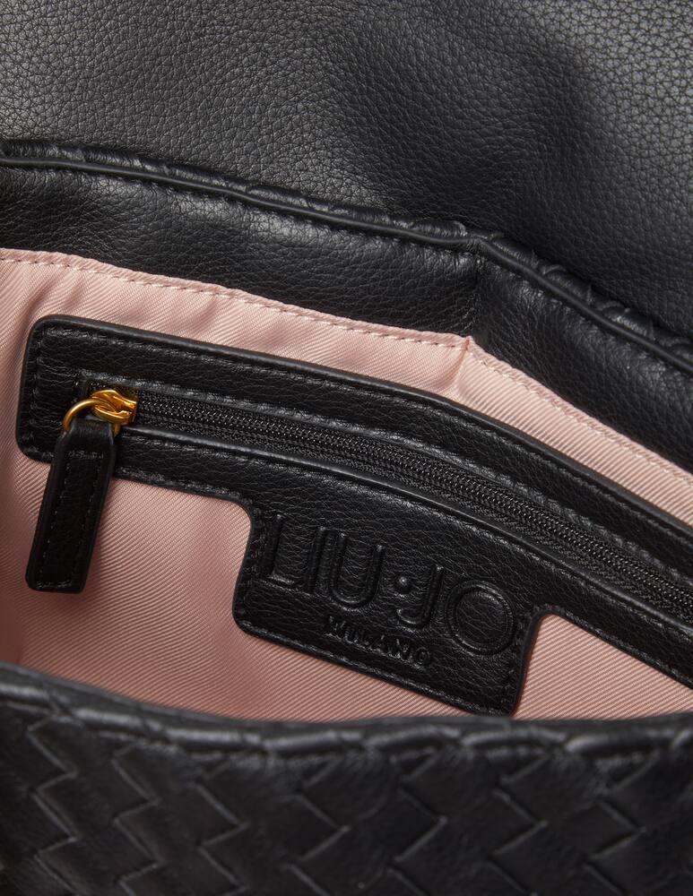 rinascente Liu Jo Ely woven crossbody bag - Black