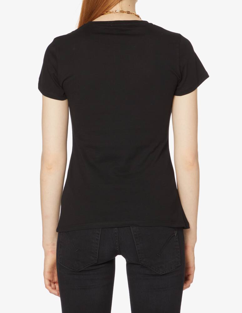 rinascente Liu Jo T-shirt in cotone con logo - Nero