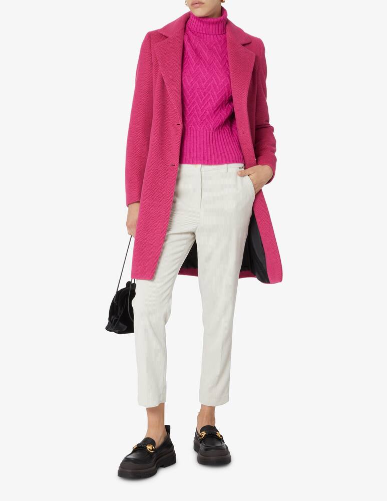 rinascente Liu Jo Cigarette trousers in velvet - White