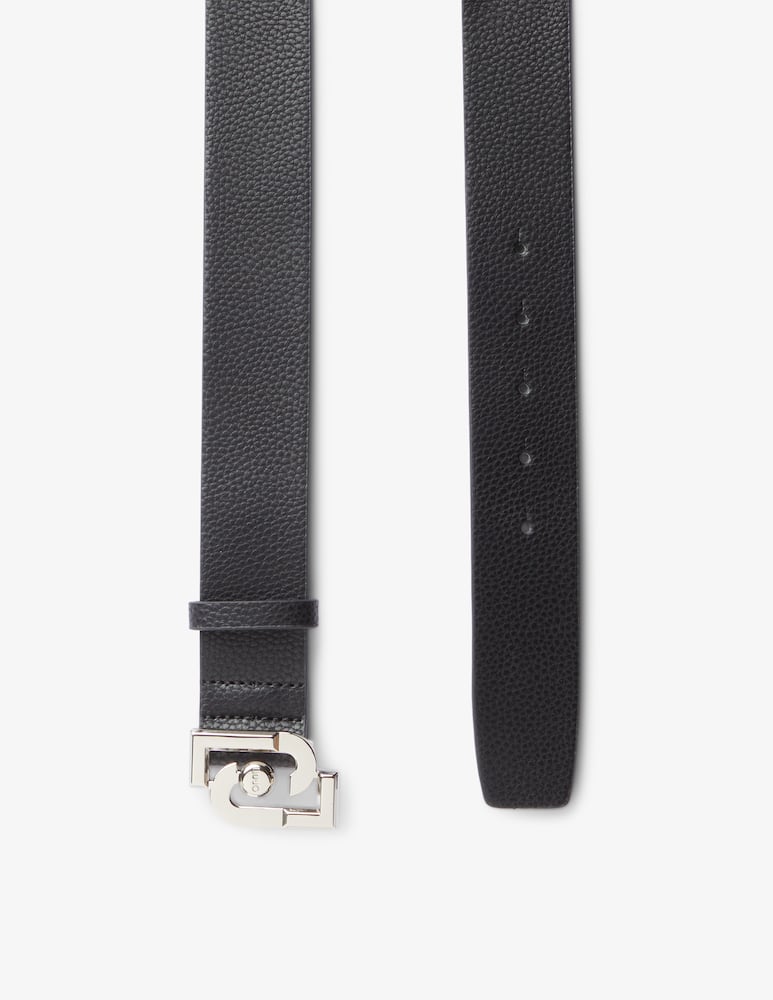 rinascente Liu Jo Abi logo belt with buckle - Black