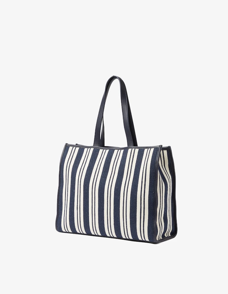 rinascente Liu Jo Borsa shopper a righe Luce