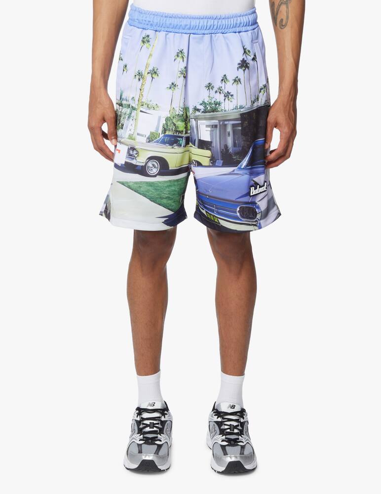 rinascente But Not Bermuda acetato stampa palme - blu