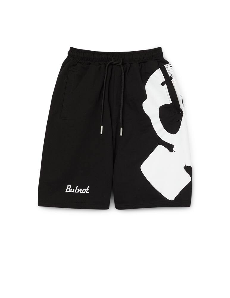 rinascente But Not Big logo shorts - black