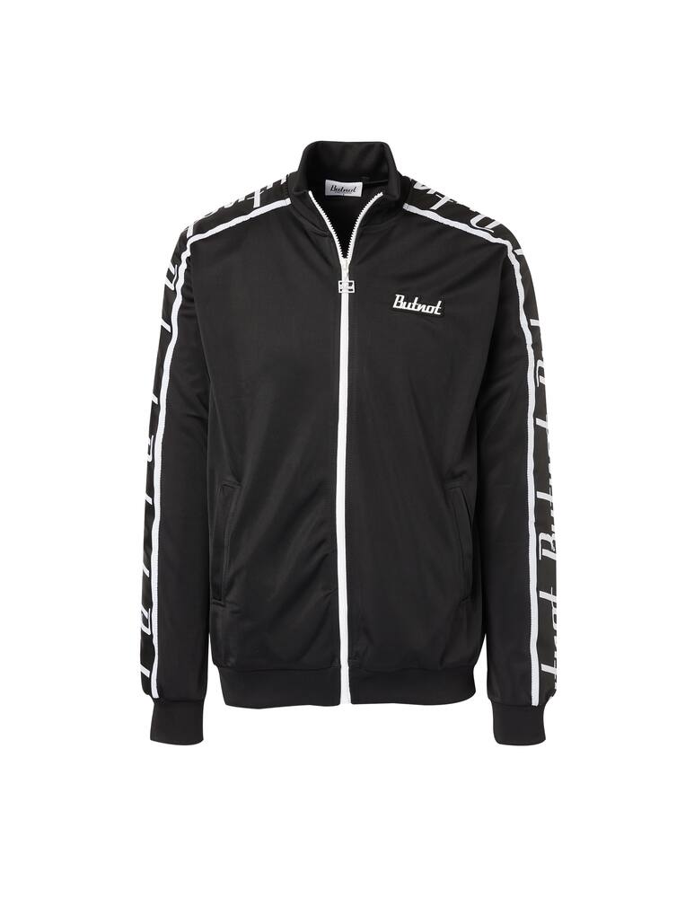 rinascente But Not Felpa fzip triacetato banda laterale - nero