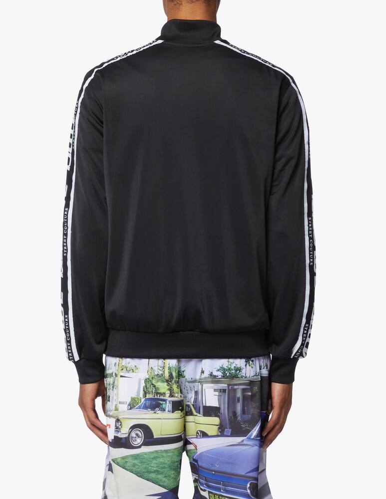 rinascente But Not Felpa fzip triacetato banda laterale - nero