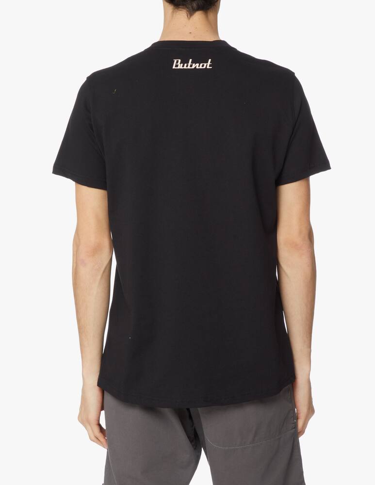 rinascente But Not Chest logo basic t-shirt - black