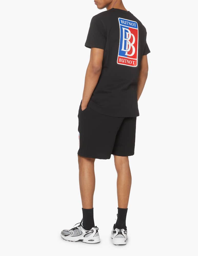 rinascente But Not Maglietta manica corta patch doppia b nba - nero