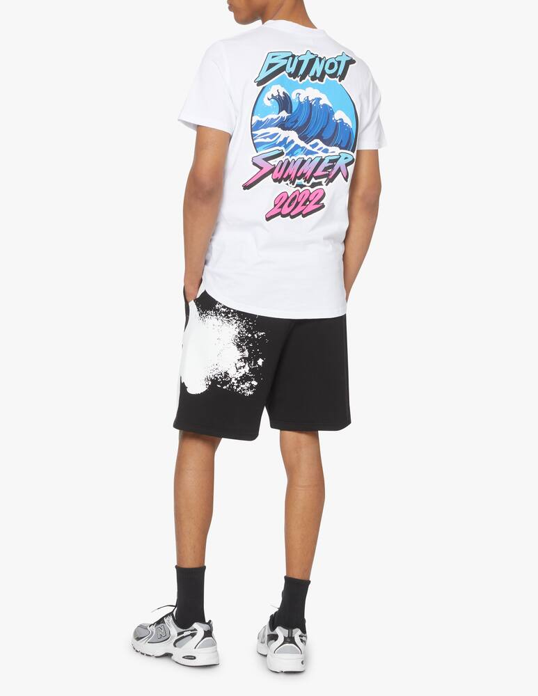 rinascente But Not Back wave print t-shirt - white