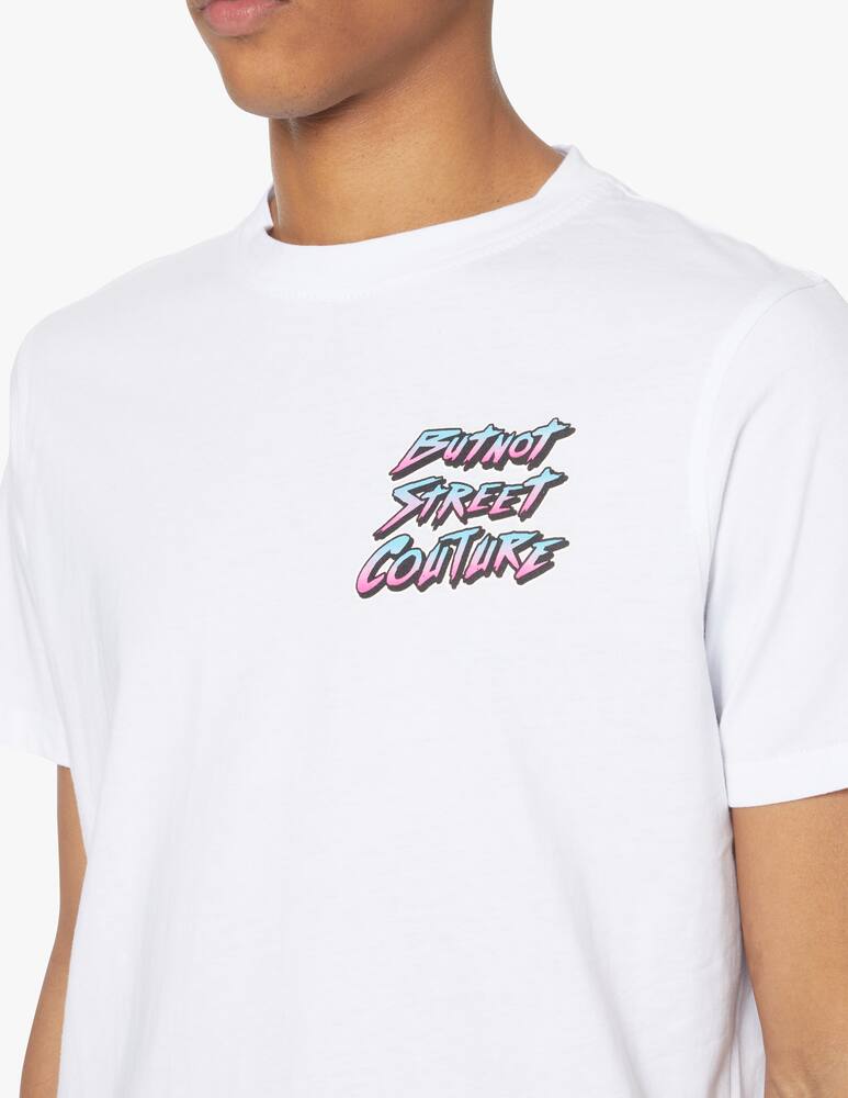 rinascente But Not Back wave print t-shirt - white